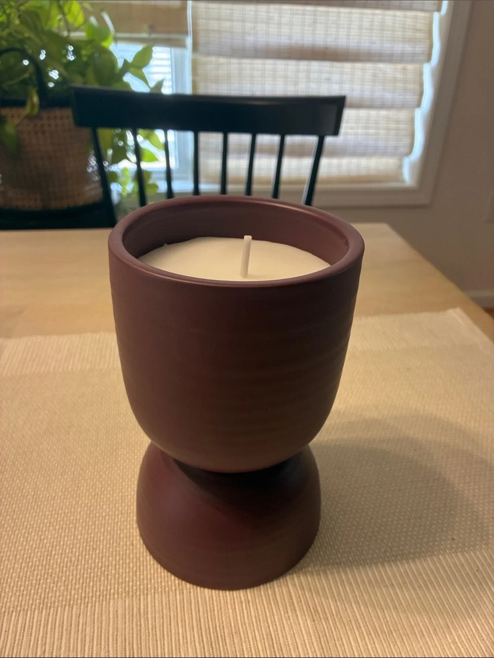 Threshold Ceramic Citronella Hourglass Outdoor Candle